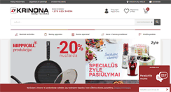 Desktop Screenshot of krinona.lt